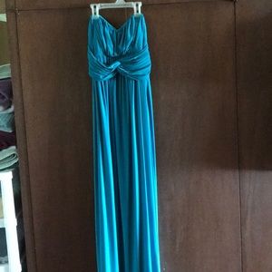 TEAL BRIDESMAID DRESS